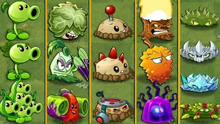 PvZ 2 Discovery - All Plants Evolution NOOB - PRO - HACKER - GOD