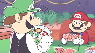 A friendly Poker game with Luigi (Super Mario animation) -Lewkiss