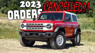 You CAN'T Order a 2023 Bronco.. Here's Why!