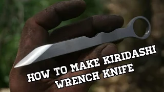 Knife Making -  Kiridashi Knife From Wrench