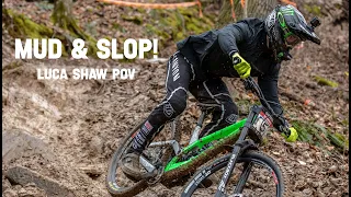 MUD and SLOP! | Luca Shaw races DH at his local series
