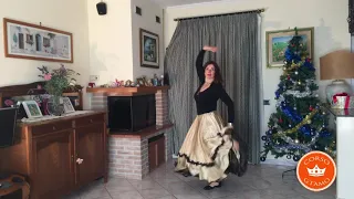 Russian gypsi dance classes. Gypsy jumps. Lesson N 7