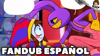 🔴El Accidente de Jax 🌀Fandub Español🌀The Amazing Digital Circus - Comic (Jax x Pomni)