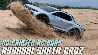 RC Car Hyundai Santa Cruz Sand Bash & Destroyed(3D Printed Body Shell)