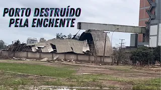 Enchente destrói o Porto de Estrela no RS