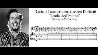 "Tombe degli'avi miei... Fra poco a me ricovero" Lucia di Lammermoor, G. Donizetti - Di Stefano