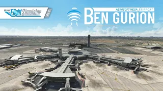 Aerosoft Mega Airport Ben Gurion | Microsoft Flight Simulator | Official Trailer | Aerosoft