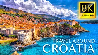 Stunning Trip to Croatia in 8K ULTRA HD - Best Places in Croatia with Relaxing Music 8K TV