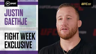 Justin Gaethje Exclusive 💥 Rafael Fiziev, Redemption, Human Highlight Reel, Chasing Gold | #UFC286