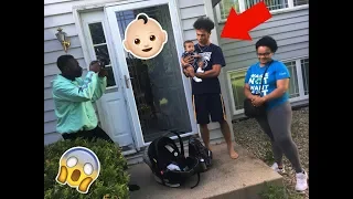 ABANDONED BABY ON DOORSTEP PRANK *INSANE REACTION*