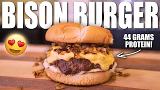 THE PERFECT BISON BURGER | The BEST Burger I've Ever Made!