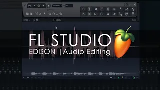 EDISON | Audio Editing Introduction