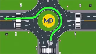 How to drive at roundabout