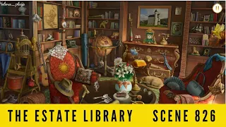 June's journey scene 826 The Estate Library (full gameplay) 💯