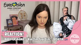 Baby Lasagna “Rim Tim Tagi Dim” (REACTION) | Croatia 🇭🇷 #eurovision2024 #esc2024