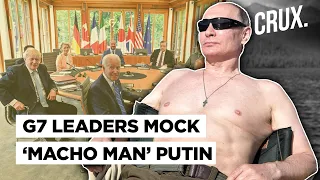 “Take Our Clothes Off?” Boris Johnson, Trudeau & Others Mock Putin’s Shirtless Pictures At G7 Meet