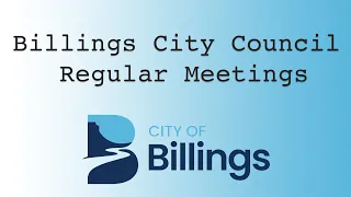 Billings City Council Regular Meeting - September 12, 2022