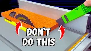 99% of Beginner's Don't Know These Table Saw Mistakes to Avoid!