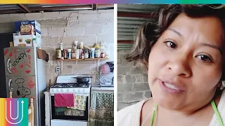 Mujer muestra su casa de “laminita” y se vuelve viral