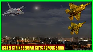 Israel reported to strike several sites across Syria