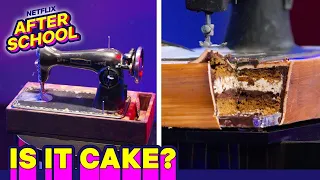 SEWING MACHINE or CAKE? 🪡 | Is It Cake? | Netflix After School