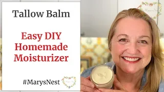 How to Make Tallow Balm - Easy DIY Homemade Moisturizer