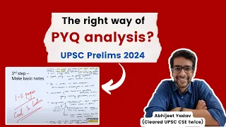 How to Analyse PYQs for UPSC Prelims 2024 | A Step by Step Guide