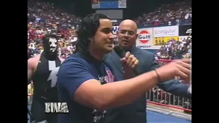 IWA Savio vega- Thunder y lightning  debut  en IWA 2004