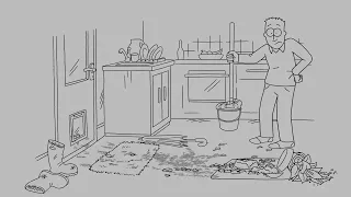 Cleaning Cannot Be Done Around Simon's Cat  | Simon's Cat Extra | Short Comp
