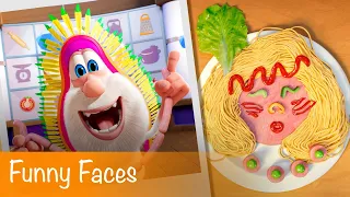 Booba - Food Puzzle: Funny Faces - Episode 7 - Cartoon for kids