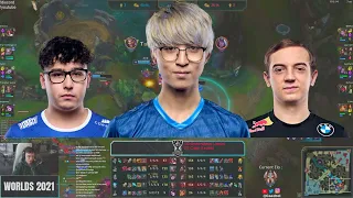 Caedrel reacts to RGE Hans Sama dominating on Draven against BrokenBlade and G2 Caps!!!