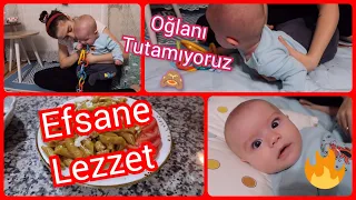 EFSANE MAKARNA TARİFİ 👌 BEBEKLE BİR GÜN 👶 SÜRPRİZ HEDİYE 🎁 GÜNLÜK  VLOG 🌺