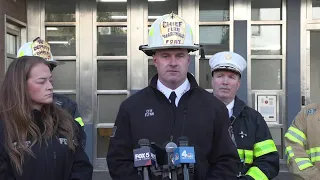 FDNY Commissioner Laura Kavanagh provides update on all-hands fire in Brooklyn