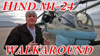 Hind MI-24 Helicopter Walkaround Tour
