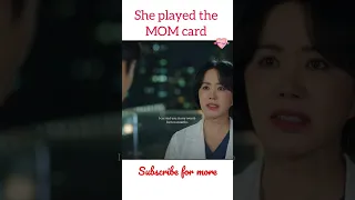 She played her Mom card 😂 | #kdrama #doctorcha #mom #koreandrama #funnykdrama #funny