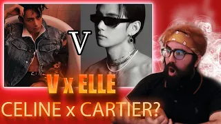 Kim Taehyung FULL PICTURES For ELLE Korea - BTS V Fashion/Magazines | Reaction