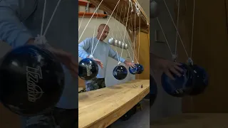 Newton’s Cradle made from bowling balls #physics  #science