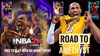 NBA 2k Mobile Road to Amethyst [No Money Spent]