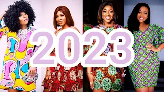 2023 Best Ladies Short Ankara African Print Fashion Gown Dresses Inspiration Trending;Ankara Styles