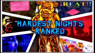 FNAF's Hardest Challenges RANKED by Difficulty