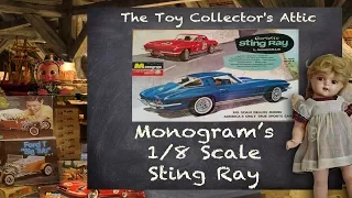 Monogram's 1/8 scale 65 Corvette Sting Ray in the Toy Collectors Attic