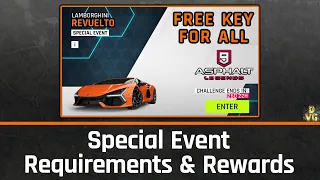 Asphalt 9 | FREE KEY! Lamborghini Revuelto Special Event | All Requirements + Rewards