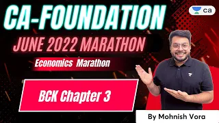 BCK Chapter 3 | CA Foundation June 2022 Marathon | Mohnish Vora | CA Foundation