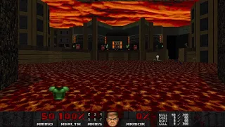 Doom II - Cannibal - MAP04: The Fortress of Forgotten Flame (Ultra-Violence 100%)