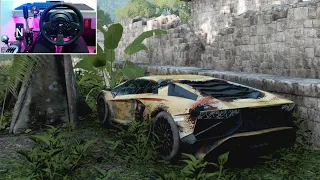 Restoration Lamborghini Aventador Superveloce - Forza Horizon 5 | Steering Wheel Gameplay.
