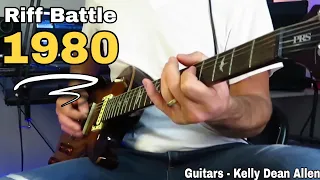 Top 10 Rock & Metal Guitar Riffs of 1980. Riff Battle Royal '80!