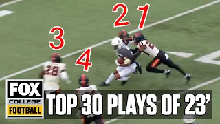 Top 30 Plays of the 2023 College Football Season on FOX