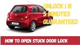 opening stuck door | Renault |Central locking