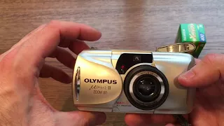 OLYMPUS MJU ii Stylus Epic ZOOM 80 (Quick Overview & Loading)