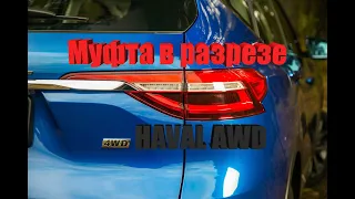 Haval Муфта полного привода В разрезе ))F7,F7X,J